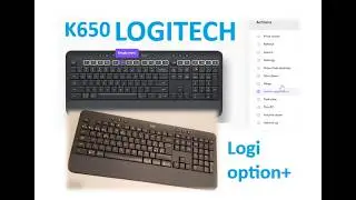 Logi Options+ KEYBOARD SIGNATURE K650 / LOGI K650 ERGONOMIC KEYBOARD / LOGI BLUETOOTH PAIRING