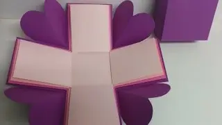 #diy Art and #craft #tutorial : #how to make basic explosion box / #explosionbox