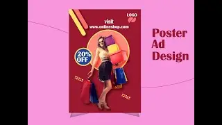 how to create poster ad design in adobe illustrator
