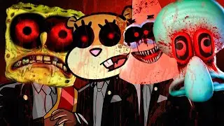 SpongeBob.EXE & Squidward.EXE & Sandy.EXE & Patrick.EXE - Cover Dance Coffin Dance