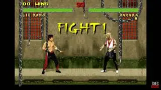Mortal Kombat 2 (snes) - LIYU KANG Vs BARAKA