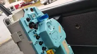 How to remove instrument cluster on e30 with steering wheel on.