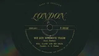 1950 Will Glahé Und Sein Orchester Wie Der Schonste Traum - 78 RPM Record