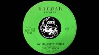 Marty Cable - Words, Empty Words