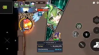 Guardian Tales - Earth Ranged vs Marina Lv105 (Guild Raid)