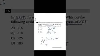 Missing Angle - Tip-Triangles #satprep #maths #examtips #sat #exam #gcse #shorts @TestPrepLaunch