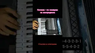 Катюша - песня по номерам, на аккордеоне 
