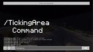 How To Use /Tickingarea In Minecraft | Bedrock Edition | PS4 / XBOX / MCPE / WINDOWS
