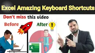 Excel Shortcut Keys for Smart Excel Users | Excel best Shortcut Keys | Excel amazing shortcuts |