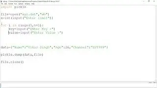 Binary File handling in python