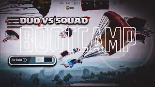 DUO VS SQUAD IN BOOTCAMP | Aim assist off pubg gameplay