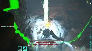 ARK ONLINE RAIDING BUTTON CAVE PERMA FROST