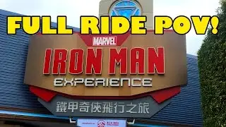New Iron Man Experience Full Ride POV Hong Kong Disneyland