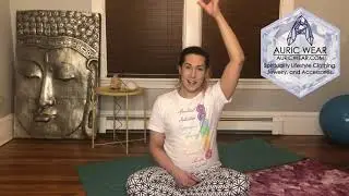 Chakra Evoke T-shirt, Men's Flower of Life Leggings, About Auric Wear and Designer Perry Uwanawich