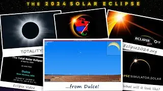 The Total Solar Eclipse of April 8, 2024 from Dulce, NM