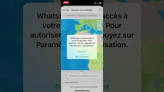 Comment partager sa position sur WhatsApp (temporairement) ? #ios18  #iphone #whatsapp