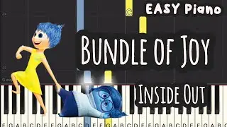 Bundle of Joy | Inside Out (Easy Piano, Piano Tutorial) Sheet