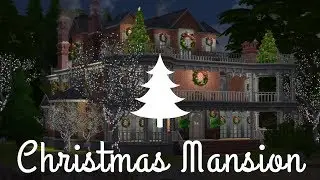 CHRISTMAS MANSION // The Sims 4 Speed Build