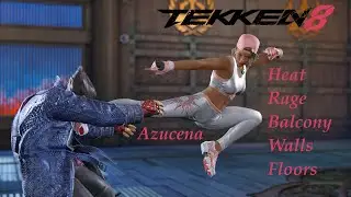 Tekken 8 - Azucena Heat Rage Balcony Walls Floor