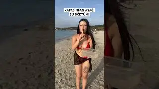 Gözde Akgün | KAFASINDAN AŞAĞI SU DÖKTÜM 😂 | 