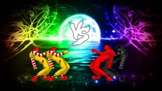 【MUGEN】Custom Cheap Solo v1.2 & v1.3 (Both 11p) vs Donald DD1 (11p) & Super Dark Evil Donald (12p)