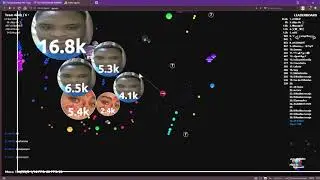 Agar.io - Zoé vs Divinity | 6v6 Clan War