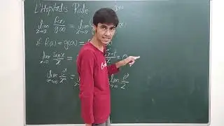 L'Hopitals Rule Applications|Calculus|Sarim Khan
