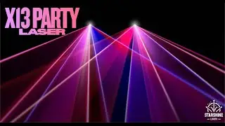 X13 2W RGB Animation Laser Light | Laser ELF App + DMX512 Demo (Weddings, Bars, Stages)
