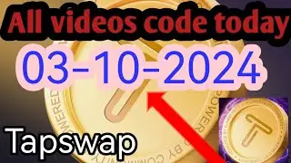 tapswap video code today | tap swap 03-10 code #tapswapcode #videocode
