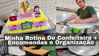 Vlog De Confeiteira! Minha rotina de segunda-feira + encomendas prontas!