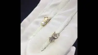 Золотые серьги 