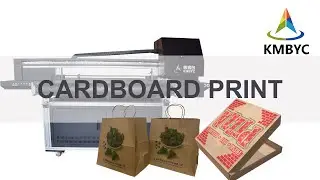 KMBYC A new high speed printer printing on cardboard pizza box