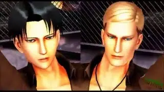【進撃のMMD】Erwin & Levi -  Run the World