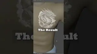 Tattoos for 3d Characters in blender