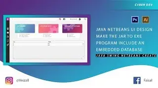Java Netbeans Ui Design Make the jar to exe program include an embedded database H2 Part 1
