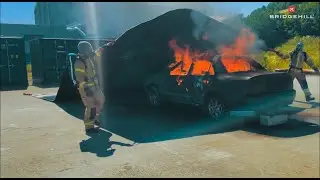 Bridgehill Car Pro X fire blanket - how to use video.