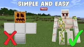 How to Make/Spawn IRON GOLEM in Minecraft (Bedrock/PE/Java)