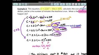 Lesson 5.3 - Quadratic Applications (Part 2)