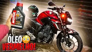 MOTUL 15w50 100% SINTÉTICO NA FZ25 PREPARADA