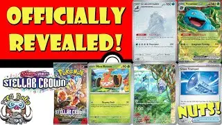 Big New Cards Officially Revealed from Stellar Crown! Secret Rares! Venusaur! (Pokémon TCG News)