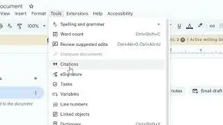 Create a Works Cited Page with Google Docs