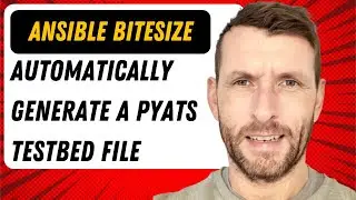 Generate a PyATS testbed file from your Ansible Inventory