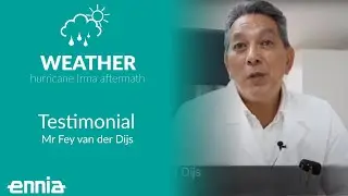He talks about his experience with ENNIA in the aftermath of Irma