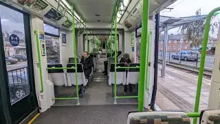 London Trams full journey Beckenham Junction to Wimbledon 24/11/2022