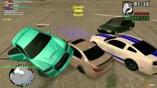 МТА, Дрифт на BMW M5 E60 2016, парный дрифт.2/2