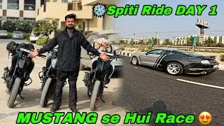 FINALLY ❄️ WINTER SPITI RIDE | DELHI TO SHIMLA | DAY 1