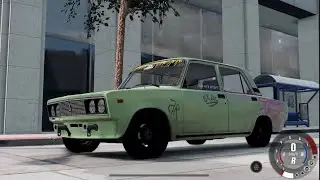 Суета по городу на ВАЗ 2107 в BeamNG.Drive