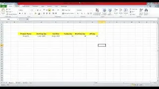 How can i get total working days formula in excel?