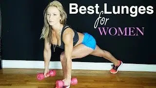 The Best Lunges for Women - Easier on Your Knees Hard on your Butt