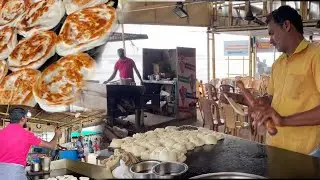 Flying parotta at Velankanni Beach |#parotta